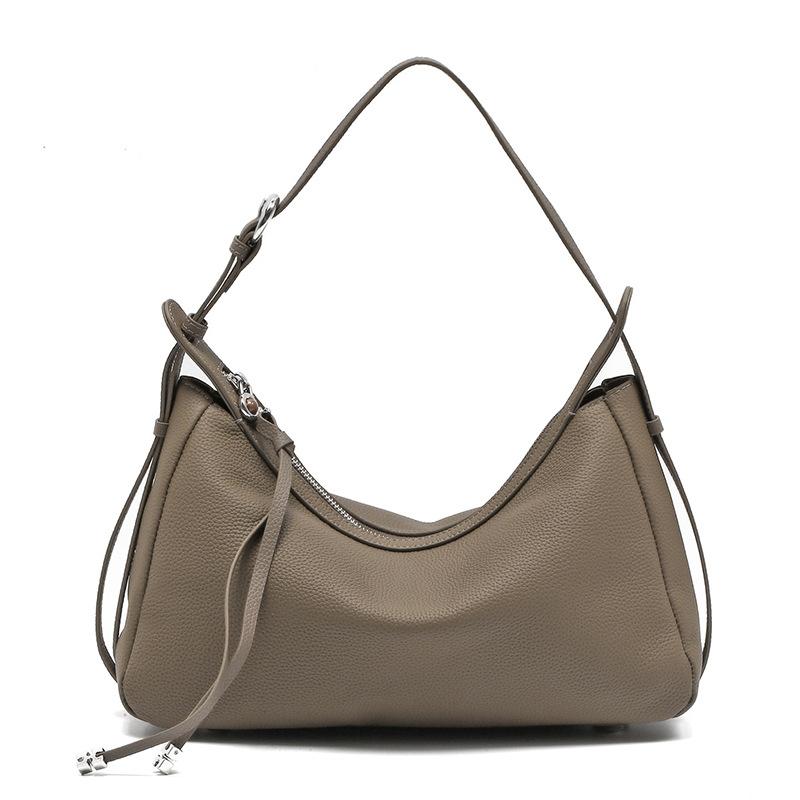 

Soft Dumpling Bag, A Versatile, Niche and High-end Handbag for Women, Is A Single-shoulder Crossbody Bag сірий