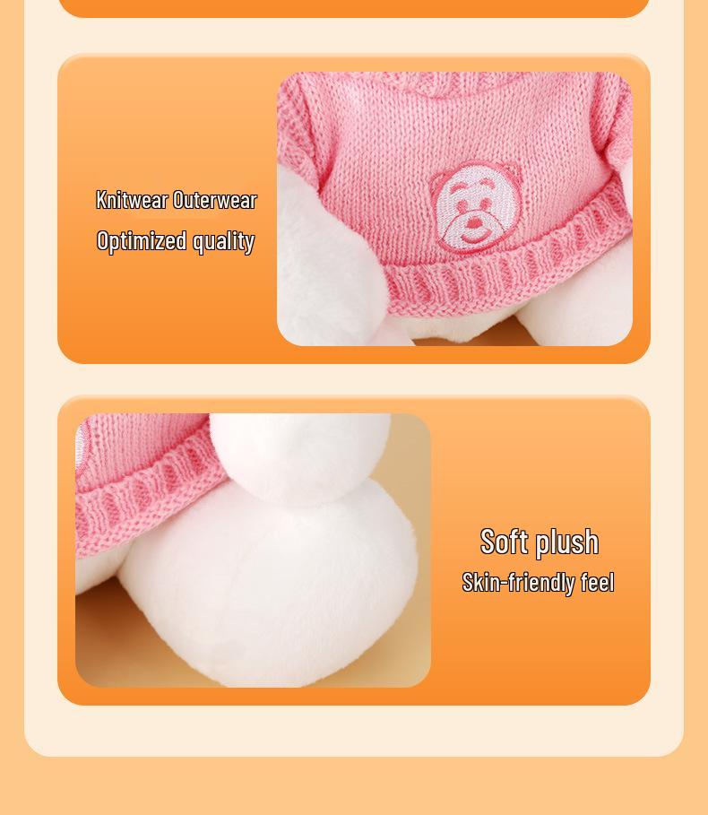 2026 Creative Plush Bear Tap Light with Type-C Charging – Bedroom Night Light Ornament