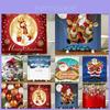 Fröhlicher Weihnachts-Duschvorhang mit Weihnachtsmann und Schneemann für festliche Badezimmerdekoration