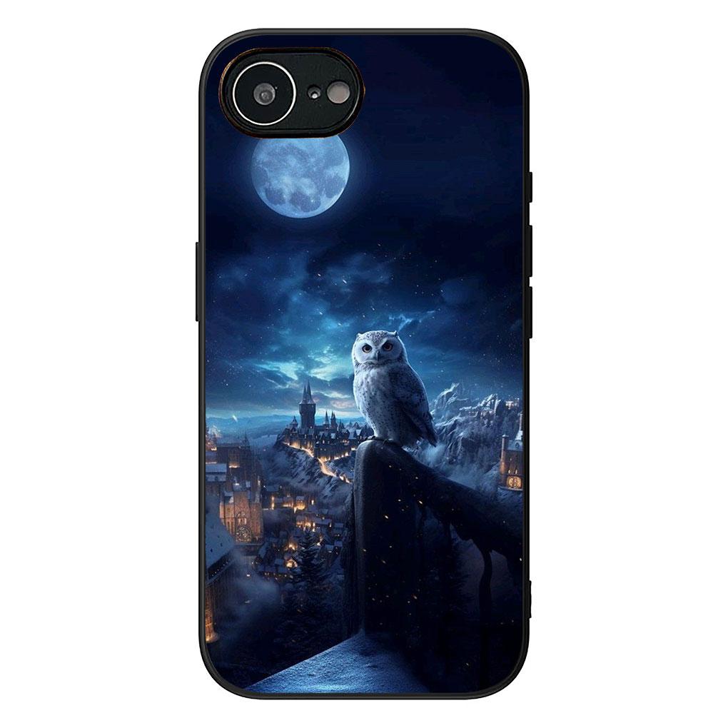 Phone Cover for Apple iPhone 13 12 Mini XS 11 Pro Max 7 8 Plus XR SE 2022 2020 SE3 Case Cool Harries Owl Wand Art Potters