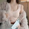 Warm and Fleece Beautiful Back Underwear Halter Vest Women with A New Autumn and Winter with Breast Pad One Bottom Blouse