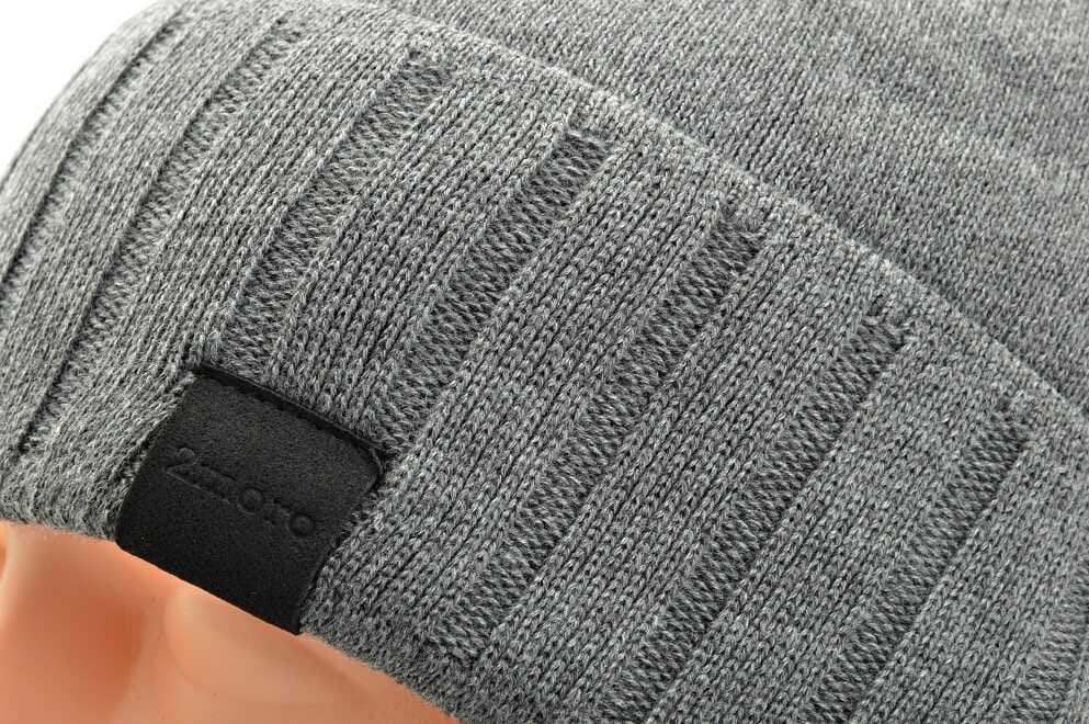 Men' Winter Hat with Fleece Lining - / 2MORO ST-561A, Gray