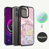 S-Spongebob Fun Cartoon Phone Case Magnetic Case For IPhone 16 14 13 12 11 15 Pro Max Plus For Magsafe Wireless Charge Cover