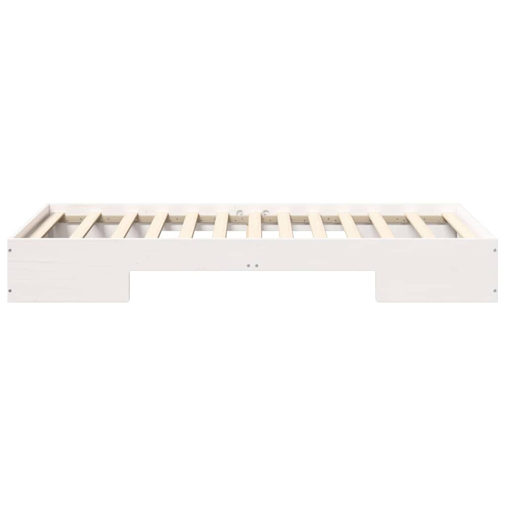 Bed Frame White 90 x 200 cm