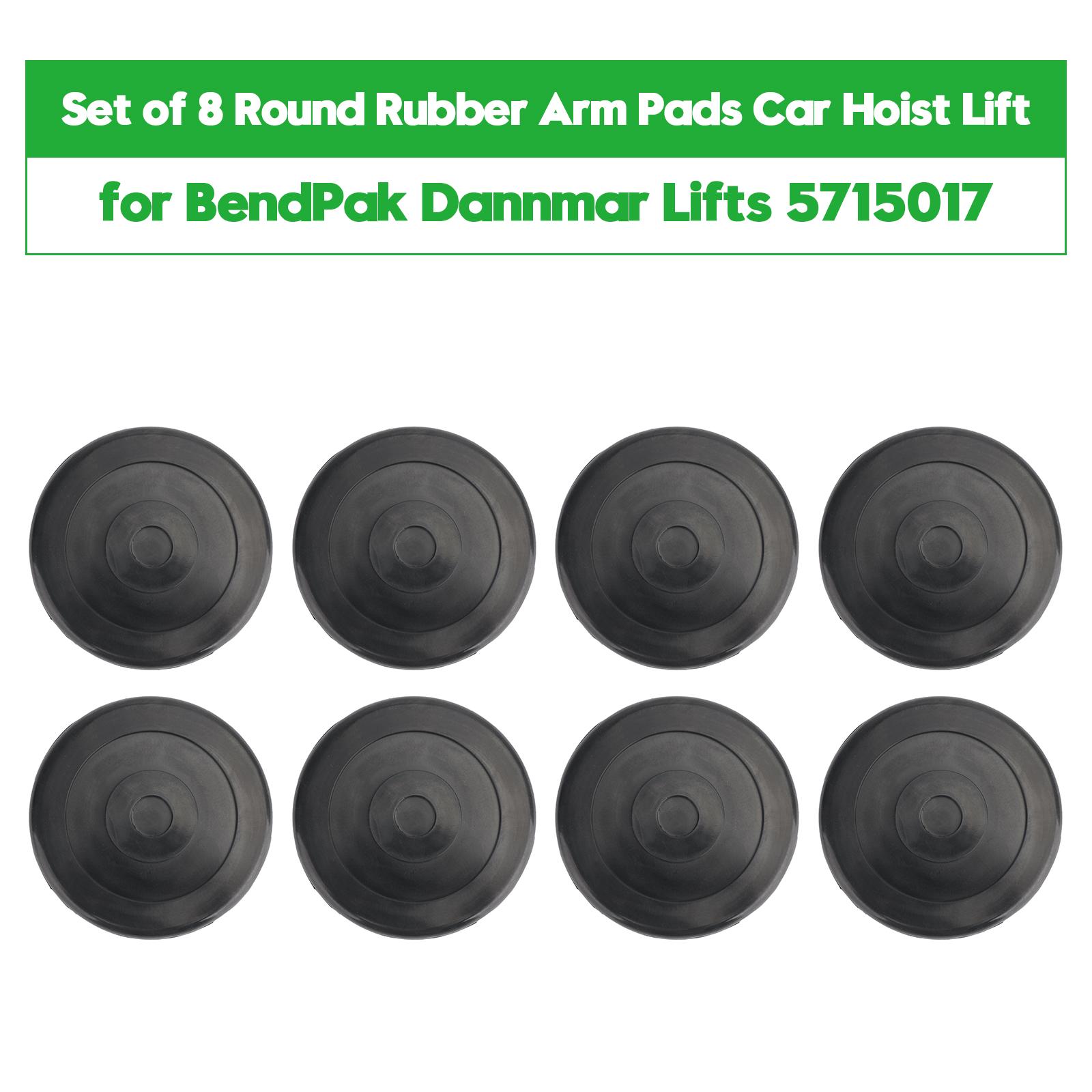 

Set of 8 Round Rubber Arm Pads Car Hoist Lift for BendPak Dannmar Lifts 5715017