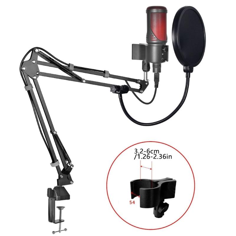 17mm Ball Head Clip Holder with AntiSlip Sponges for Secure Grip on Devices 32mm to 60mm Easy Installation Portable