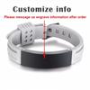 Vnox 16mm Personalize Bracelets for Men Silicone Band with Stainless Steel ID Bar Casual Jewelry Valentine's Day Gift for Him