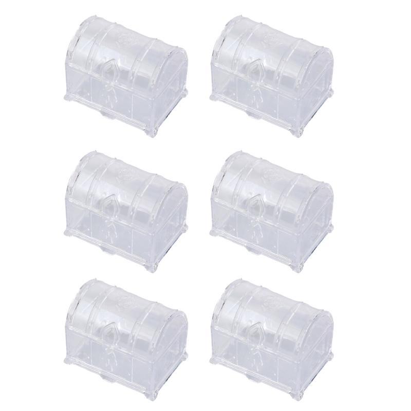 6Pcs Candy Storage Box Wedding Decoration Essential With Secure Closure System For Event Planning Ceremony Table Setting