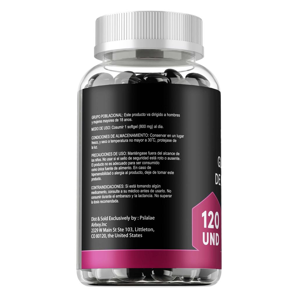 Pslalae Magnesium Glycine Capsules, 800mg Magnesium Glycine Extract, All-Natural, Suitable for Adults