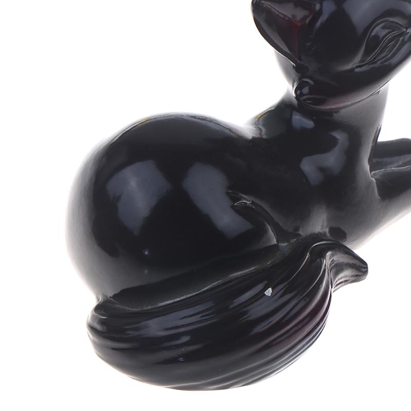 Cute Fox Color-Changing Tea Pet Ornament Creative Tea Ceremony Accessories Home Desktop Small Fox Figurines Decoration