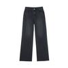 LAP Long Slim Washed Raw Bootcut Pants Aq2Dp567