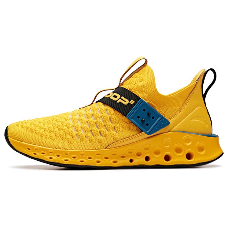 

Новые кроссовки Anta с амортизацией, низкие, для бега, мужские, желтые с национальным флагом 11925589-2 39