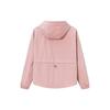 Anta Plain Hooded Woven Sports Running Windbreaker Women outerwear Xiangfei-Pink 162417623S-2