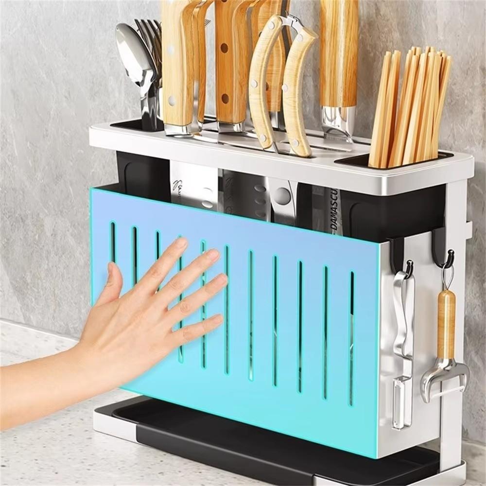 Detachable Kitchen Storage Rack Carbon Steel Drain Rack Kitchen Organizer  Countertop Placement