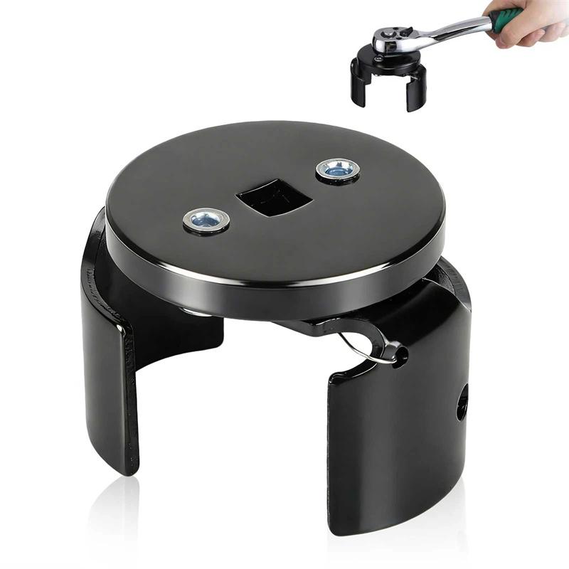 Adjustable Two Jaw Oil Filter Wrench Tool For Easy Oil Change Remove Install Filter Element Auto Maintenance Repair