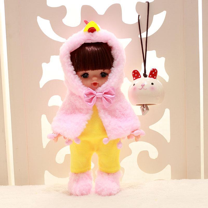Xiaolemei Joint Doll Set: Outfit & Playhouse Set for Girls