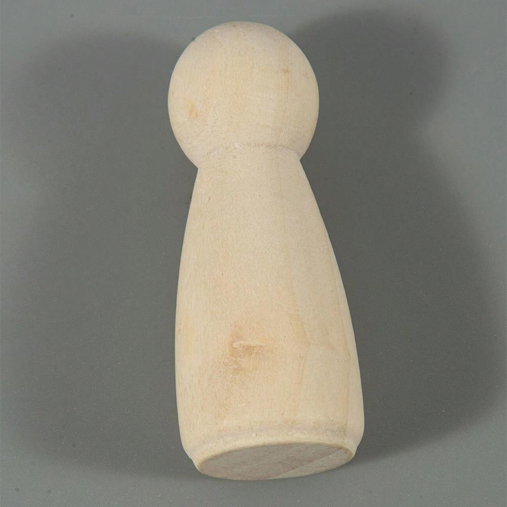 50Pcs Unfinished Wooden Peg Dolls Wooden Peg People Figures for DIY Art Craft Painting Peg Game  Home Party Decor