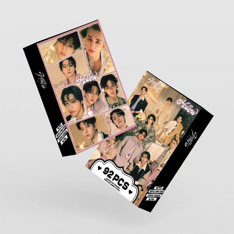 92Pcs Stray Kids Skzoo Lomo Cards Double-Sided Hd Photo Cards New Album Photocard Collection Set