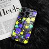 S-Splatoon Spiel Handyhülle Für IPhone 17 Air 16 E Pro Max 15 14 13 Mini 12 Pro 11 Max Plus Schwarze Glasabdeckung