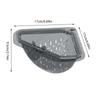 Sink Drain Basket Sink Food Catcher Corner Basket Magnetic Suction Drainage Triangle Drying Rack No-Drill Kitchen Cleaning Drain