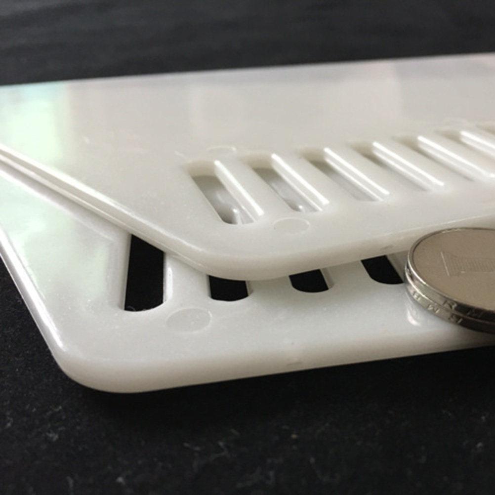 6 Pcs Plastic Film Scraper Tool For Car Window Tint Wall Sticker Removal Oil Paint Surface Use Indoor Outdoor White Hand Tool