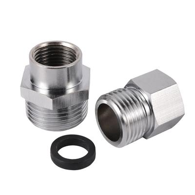 M18 auf 1/2" 3/4" Außengewinde Adapter 18mm Gewinde Wasserpumpe Reduzierstück Wassertank Sanitärarmaturen