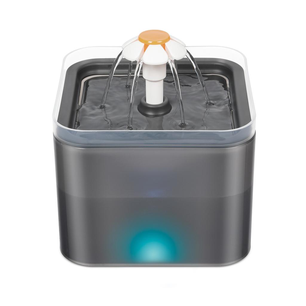 Automatic Cats and Dogs Water Fountain with LED Lighting USB Pet Water Dispenser with Recirculate Filtring for Pet Feeder
