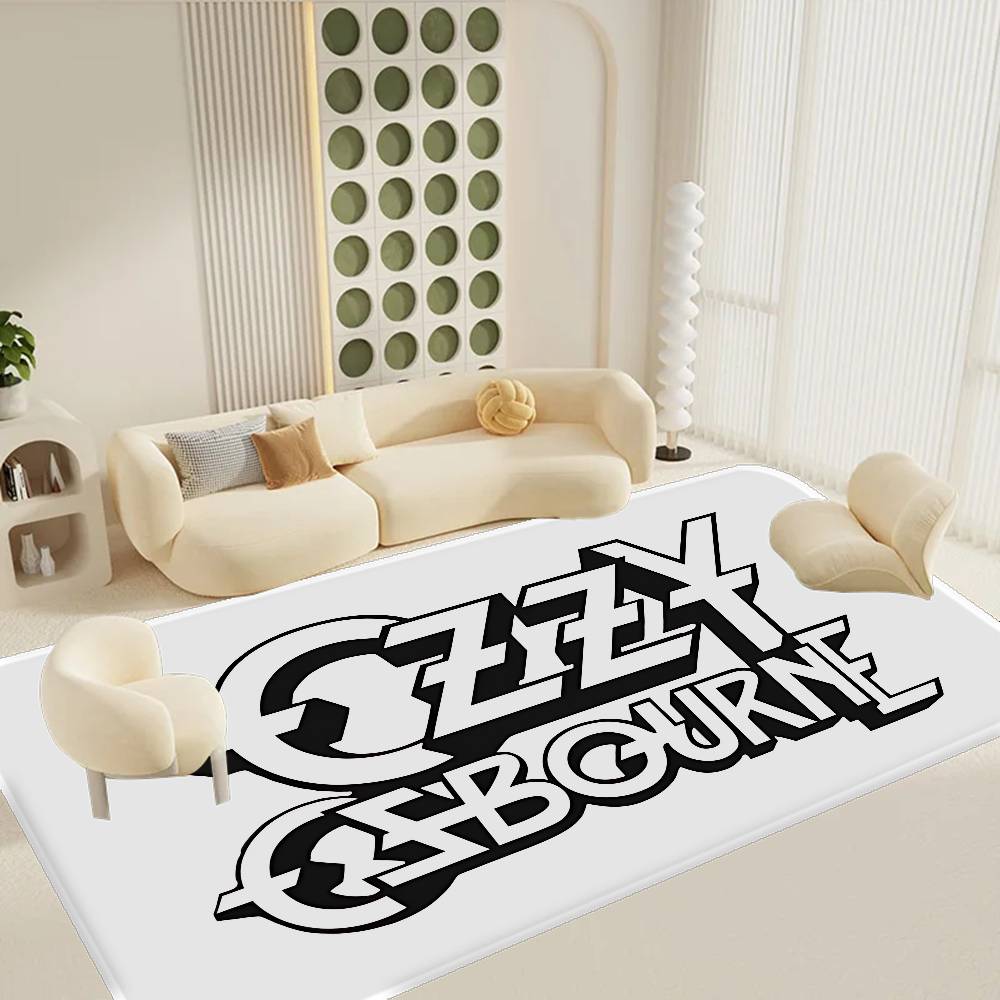 Rock O-OzzyS Osbourne Band Room Mats Cheaper Anti-slip Modern Living Room Balcony Printed Welcome Rug