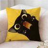 Shocked Cat Art Pillow Case Pillowcase Doublesided Printed Sofa Cushion Bedroom Headboard Pillow
