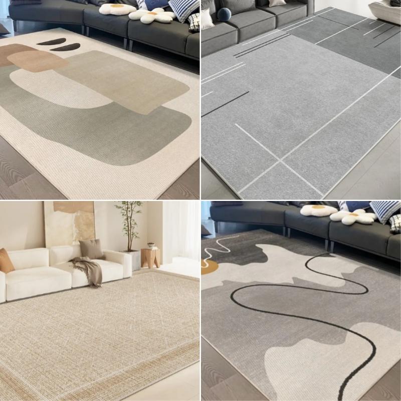 Modern Minimalist Carpet Living Room Bedroom with Non Slip Easy To Clean Ins Style Large Carpet Home Decor Fashion and Beautiful