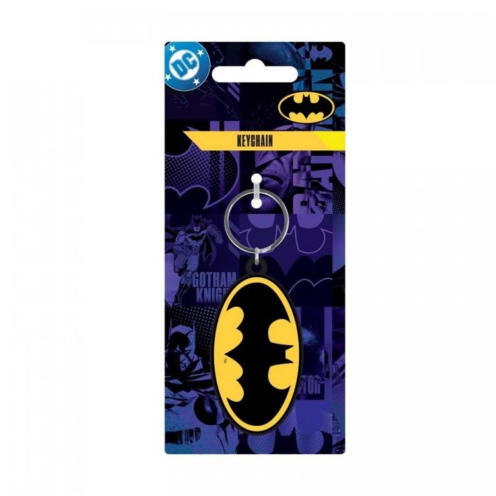 Batman Symbol PVC Keyring