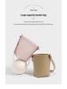 Soft Cowhide Shoulder Bag - Spring/Summer 2025 Minimalist Underarm Bucket Bag for Women