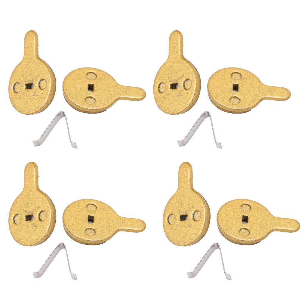 4 Set M355 M446 Mountain Bike Electric Bicycle Ketone All Metal Oil Disc Brake Pad