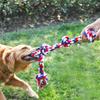 Pet Dog Chew Toy With Cotton Rope For Large Dogs Durable Tether Play