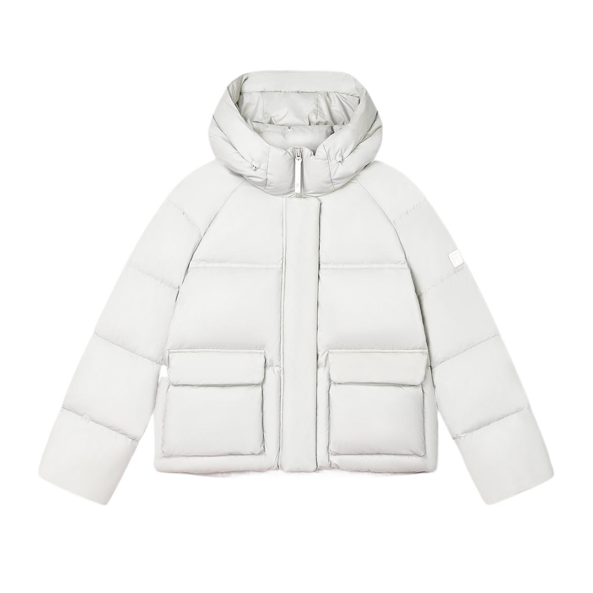 

Fila Оригинальная теплая удобная повседневная пуховая куртка с капюшоном женская верхняя одежда Void-Gray F71W449903F-GY M