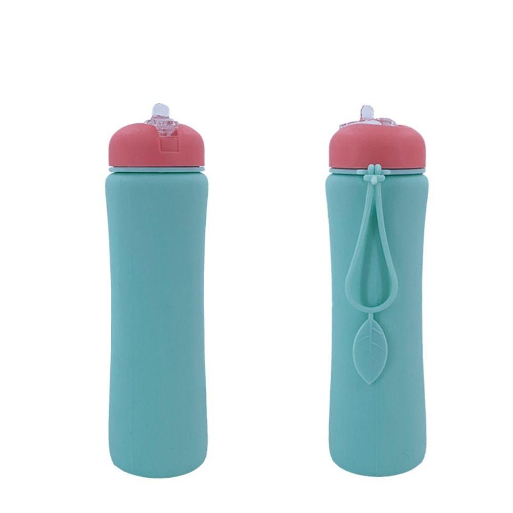 Portable Foldable Silicone Water Bottle Reuseable Collapsible Water Cups Folding Water Cup  Camping
