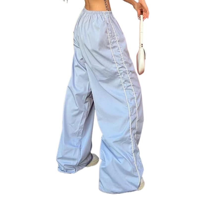 GMXIA Personalised Side Drawstring Casual Elastic Waist Multicoloured Long Pants