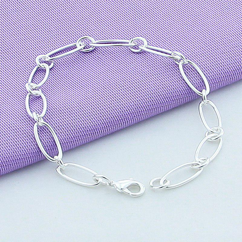 Bestseller Damen Armband versilbert, Schlicht & Vielseitig - Modell YH054