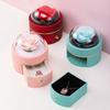 1Pc Jewelry Organizer Creative Gift Box Wedding Party Decoration Paper Soap Flowers Valentine's Day Immortal Flower Rose Flower