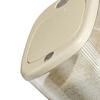 Rice Storage Container Multipurpose Large Capacity Food Grade Rice Storage Bin for Kitchen Cream White L