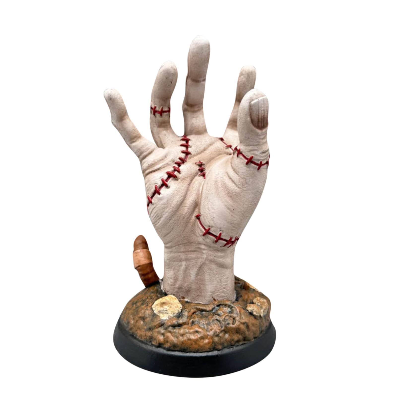 

Украшение-подставка, Объемное украшение, Настольное украшение, Праздничное украшение, Хоррор-украшение, Домашний реквизит для украшения One Size белый