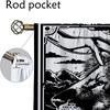 Home Interior Curtains for Living Room Deadly Tarot The Sun Tin Sign Blackout Curtains 2 Pieces Partition Window Curtain Shades