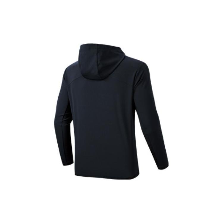 ANTA Running Collection Jackets Men's Black Hooded Moderate Other 152337608-2