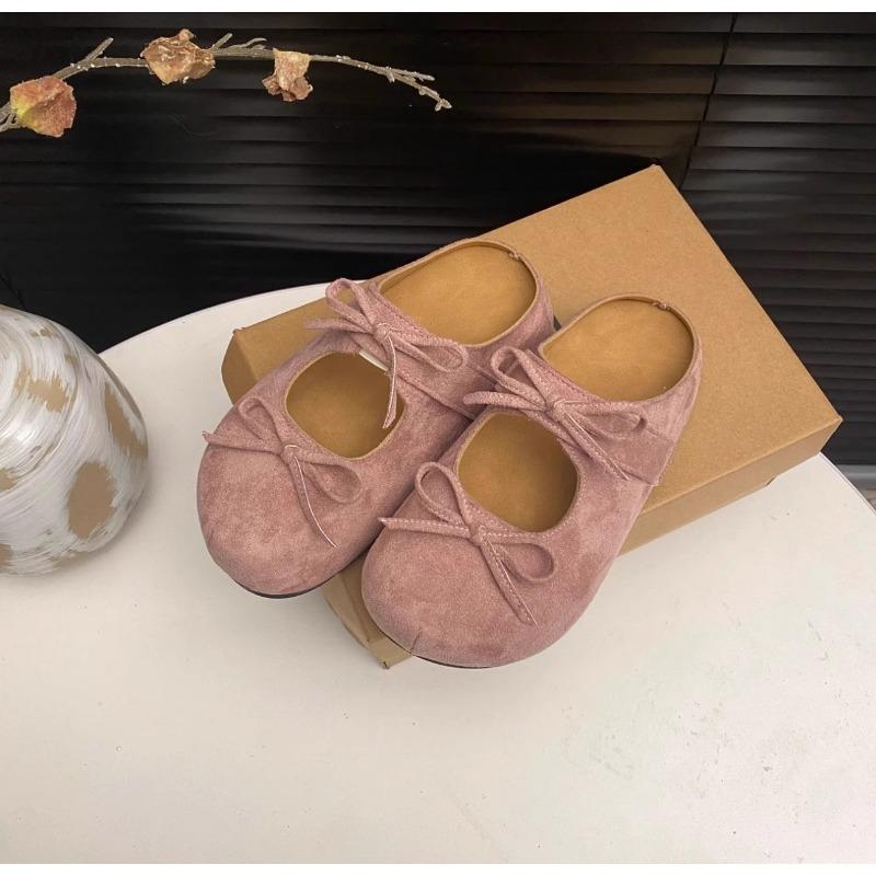 

Baotou half slippers women s spring and summer new pearl one-pedal platform sandals lazy sandals 35 розовый