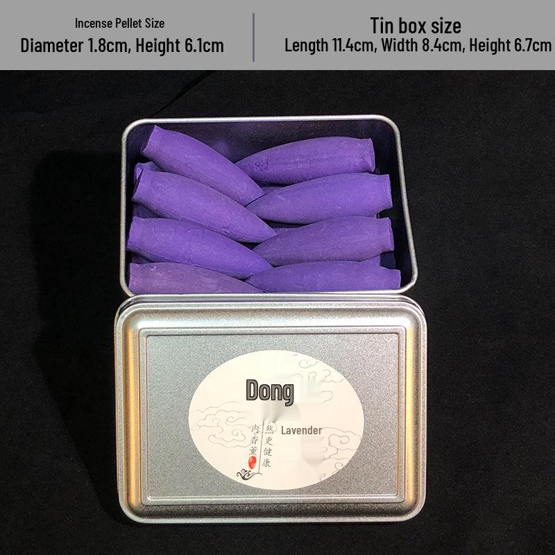 30-Minute Backflow Incense Granules: Agarwood, Sandalwood, Rose, Jasmine, Lavender Aromas