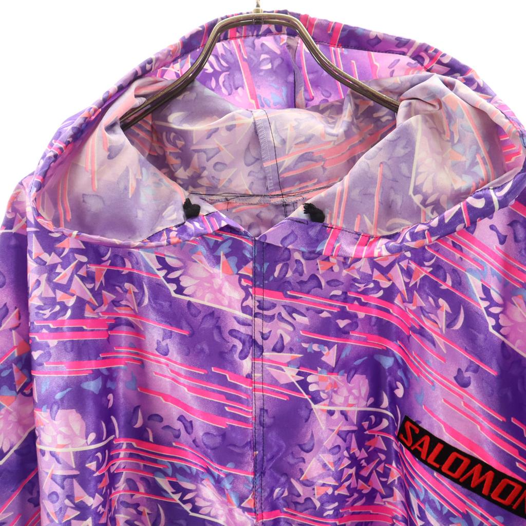 SALOMON made in Japan Overall handle poncho F Purple With storage bag Women Used