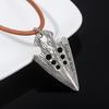 Gothic Charm Necklace Alloy Adjustable Chain Necklace Suitable for Alternative Fashion Lovers Dark Aesthetic Jewelry