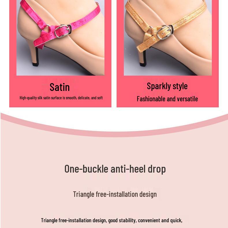 Anti-Slip High Heel Shoelace Buckles for Secure Fit