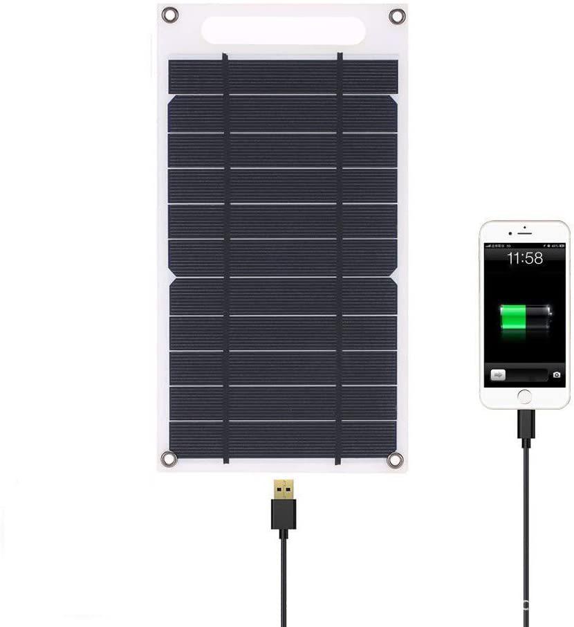 6W Portable Solar Panel Charger for Outdoor Emergency Phone Power Supply