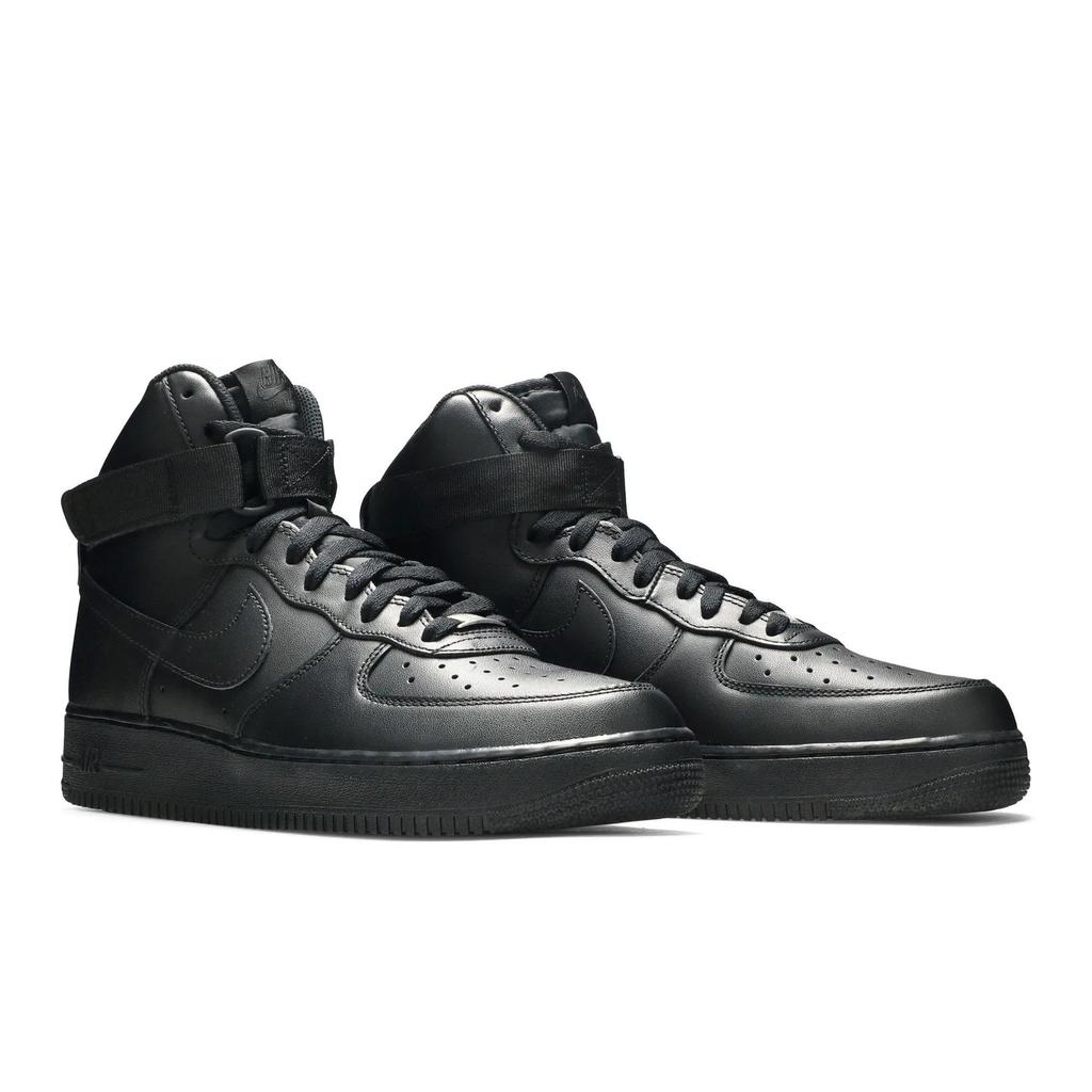 Nike Air Force 1 High '07 'Triple Black' (Unisex) Black / Black / Black Skate Shoes CW2290 001